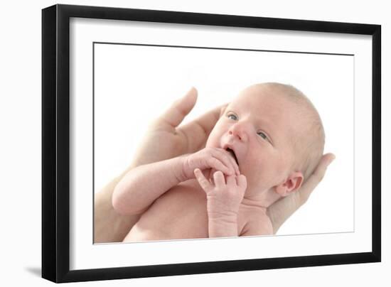 Mother And Newborn Baby Boy-Ruth Jenkinson-Framed Photographic Print