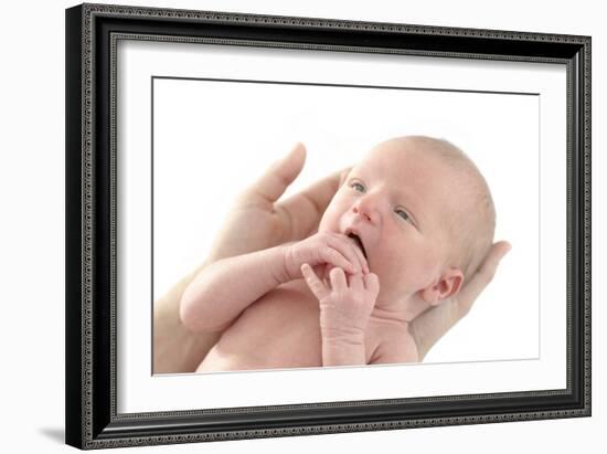 Mother And Newborn Baby Boy-Ruth Jenkinson-Framed Photographic Print