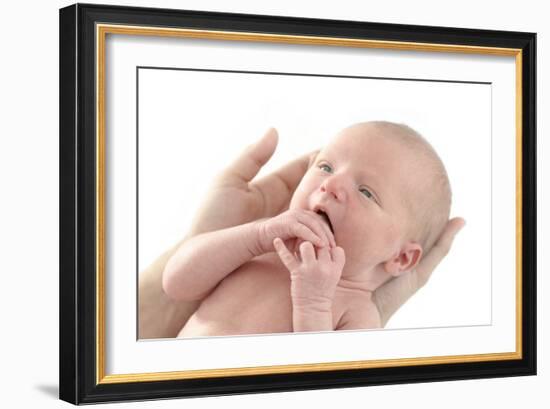 Mother And Newborn Baby Boy-Ruth Jenkinson-Framed Photographic Print