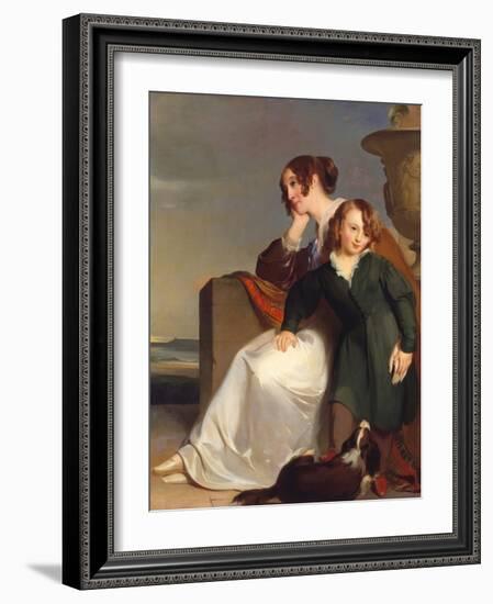 Mother and Son, 1840 (Oil on Canvas)-Thomas Sully-Framed Giclee Print