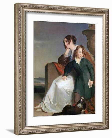 Mother and Son, 1840-Thomas Sully-Framed Giclee Print