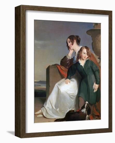 Mother and Son, 1840-Thomas Sully-Framed Giclee Print