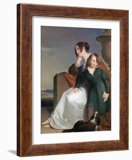 Mother and Son, 1840-Thomas Sully-Framed Giclee Print