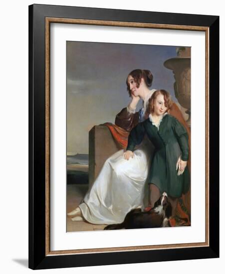 Mother and Son, 1840-Thomas Sully-Framed Giclee Print