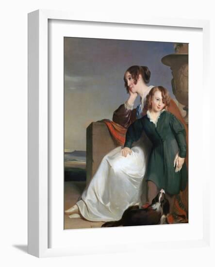 Mother and Son, 1840-Thomas Sully-Framed Giclee Print