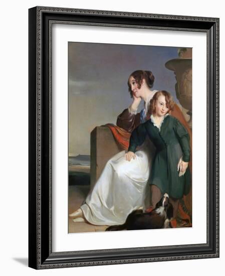 Mother and Son, 1840-Thomas Sully-Framed Giclee Print