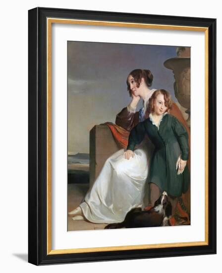 Mother and Son, 1840-Thomas Sully-Framed Giclee Print