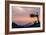 Mother And Son Enjoy Last Light On Beetle Rock In Sequoia National Park-Daniel Kuras-Framed Photographic Print