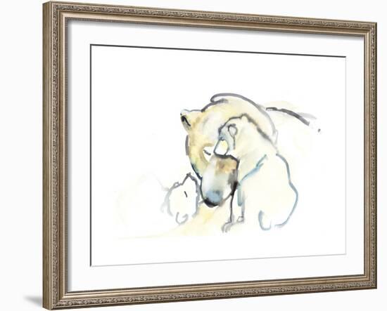 Mother and Twins, 2015-Mark Adlington-Framed Giclee Print