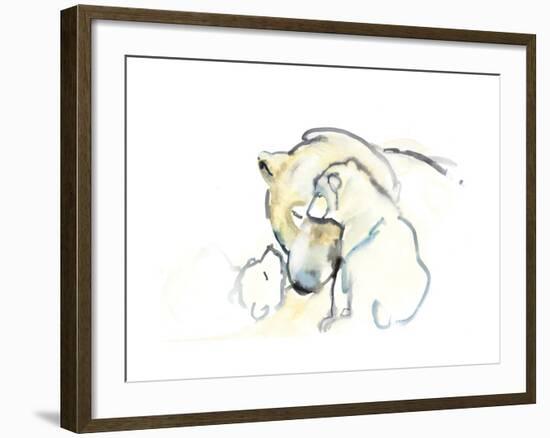 Mother and Twins, 2015-Mark Adlington-Framed Giclee Print