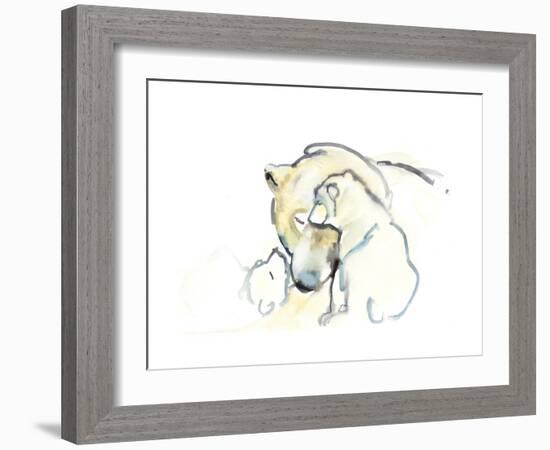 Mother and Twins, 2015-Mark Adlington-Framed Giclee Print