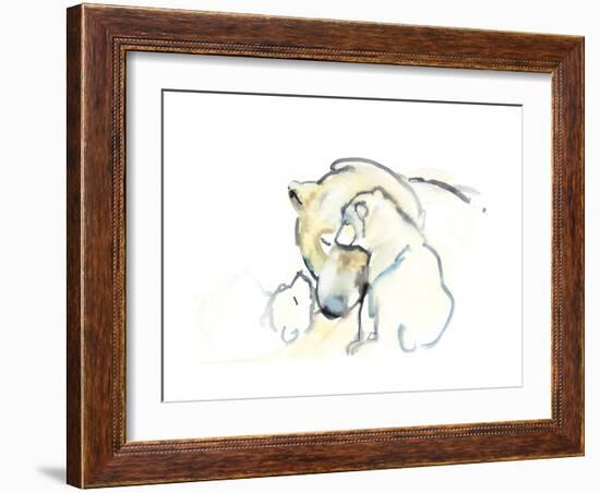 Mother and Twins, 2015-Mark Adlington-Framed Giclee Print