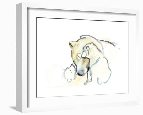 Mother and Twins, 2015-Mark Adlington-Framed Giclee Print