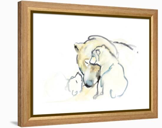 Mother and Twins, 2015-Mark Adlington-Framed Premier Image Canvas