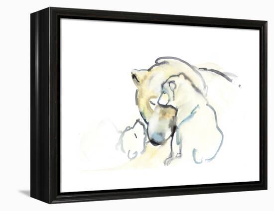 Mother and Twins, 2015-Mark Adlington-Framed Premier Image Canvas