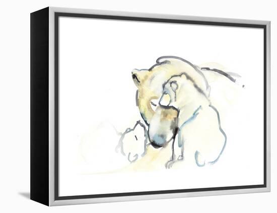 Mother and Twins, 2015-Mark Adlington-Framed Premier Image Canvas