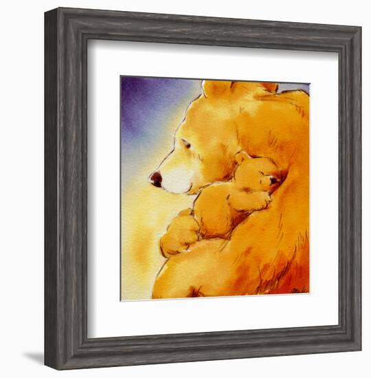 Mother Bear's Love I-Makiko-Framed Art Print