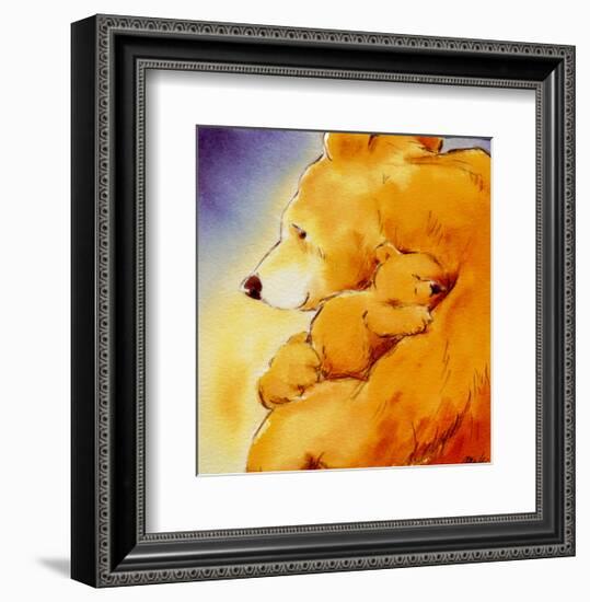 Mother Bear's Love I-Makiko-Framed Art Print