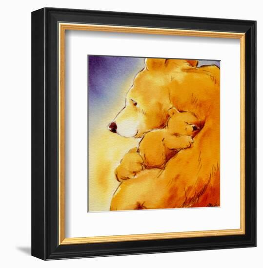 Mother Bear's Love I-Makiko-Framed Art Print