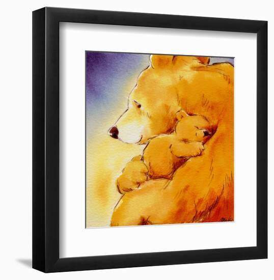 Mother Bear's Love I-Makiko-Framed Art Print