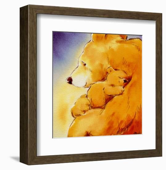 Mother Bear's Love I-Makiko-Framed Art Print