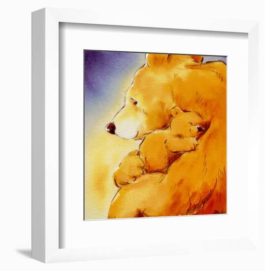 Mother Bear's Love I-Makiko-Framed Art Print