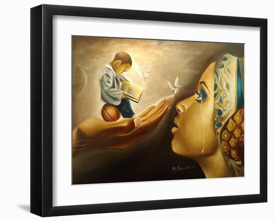 Mother Behold Your Child-Salaam Muhammad-Framed Art Print