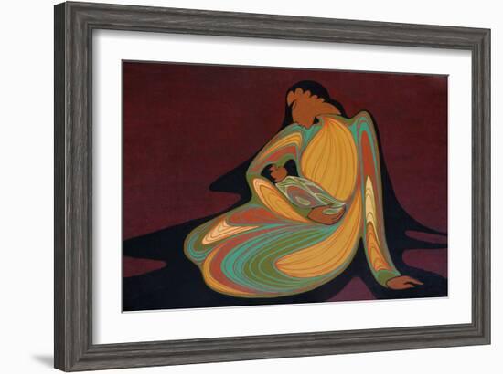 Mother & Child-Maxine Noel-Framed Art Print