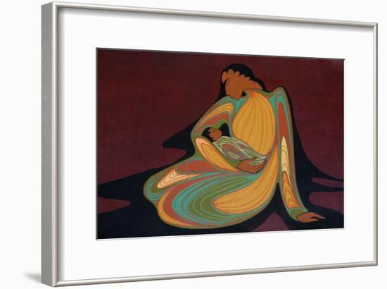 Mother & Child-Maxine Noel-Framed Art Print