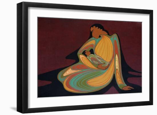 Mother & Child-Maxine Noel-Framed Art Print