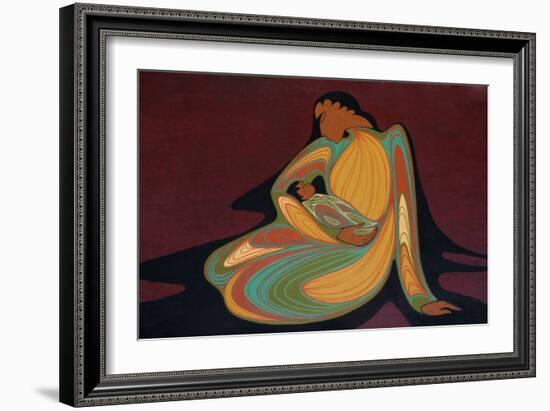 Mother & Child-Maxine Noel-Framed Art Print