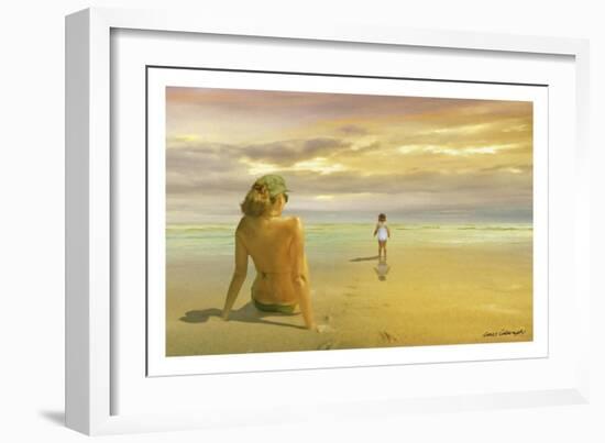 Mother & Daughter-Carlos Casamayor-Framed Giclee Print