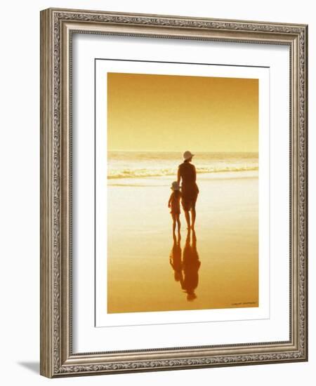 Mother & Daughter-Carlos Casamayor-Framed Giclee Print