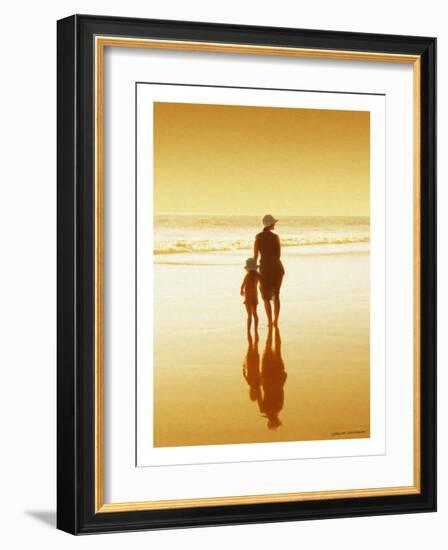 Mother & Daughter-Carlos Casamayor-Framed Giclee Print