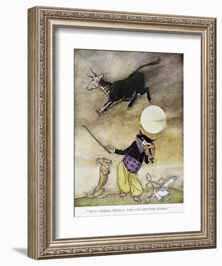 Mother Goose, 1913-Arthur Rackham-Framed Giclee Print