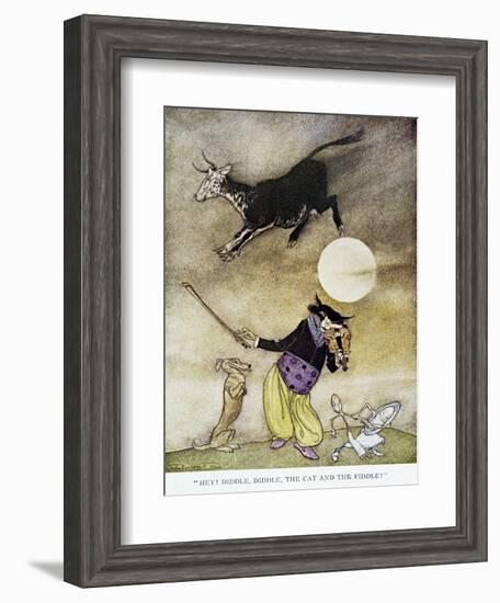 Mother Goose, 1913-Arthur Rackham-Framed Giclee Print