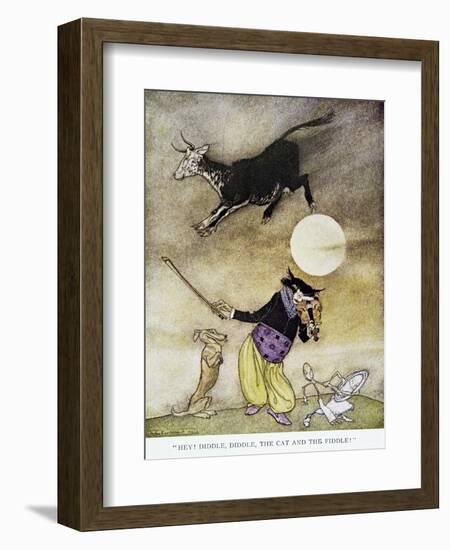 Mother Goose, 1913-Arthur Rackham-Framed Giclee Print