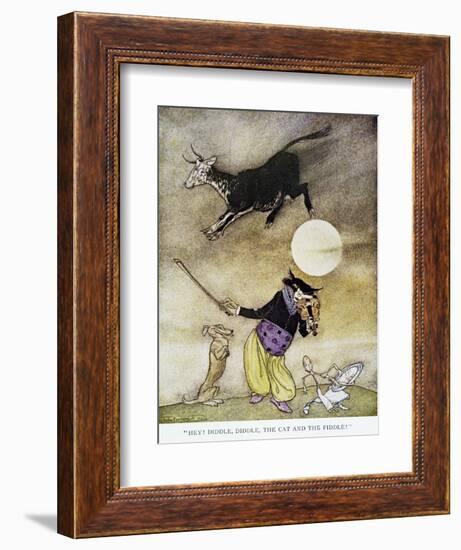 Mother Goose, 1913-Arthur Rackham-Framed Giclee Print