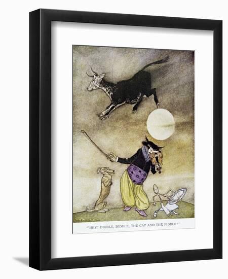 Mother Goose, 1913-Arthur Rackham-Framed Giclee Print