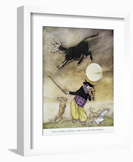 Mother Goose, 1913-Arthur Rackham-Framed Giclee Print