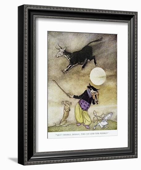 Mother Goose, 1913-Arthur Rackham-Framed Giclee Print