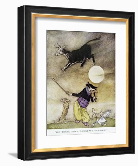 Mother Goose, 1913-Arthur Rackham-Framed Giclee Print