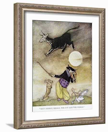 Mother Goose, 1913-Arthur Rackham-Framed Giclee Print