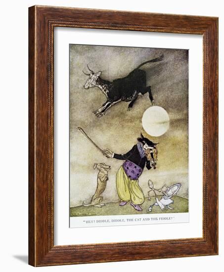 Mother Goose, 1913-Arthur Rackham-Framed Giclee Print