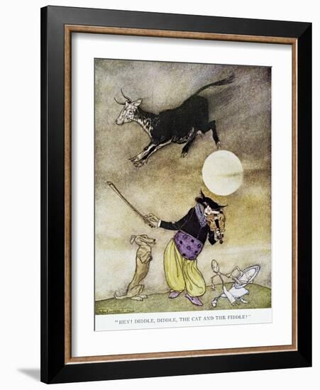 Mother Goose, 1913-Arthur Rackham-Framed Giclee Print