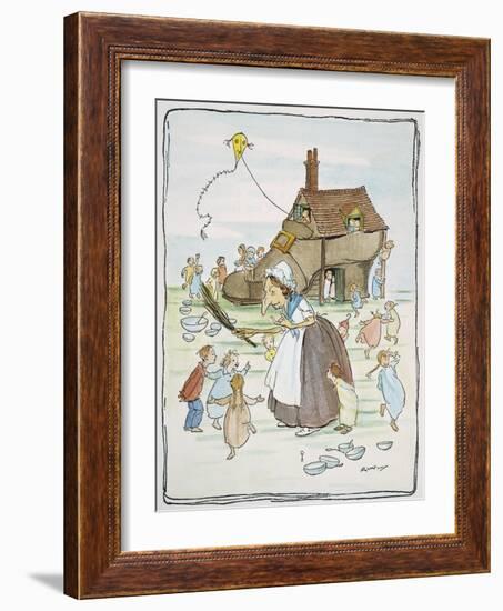 Mother Goose, 1913-Arthur Rackham-Framed Giclee Print