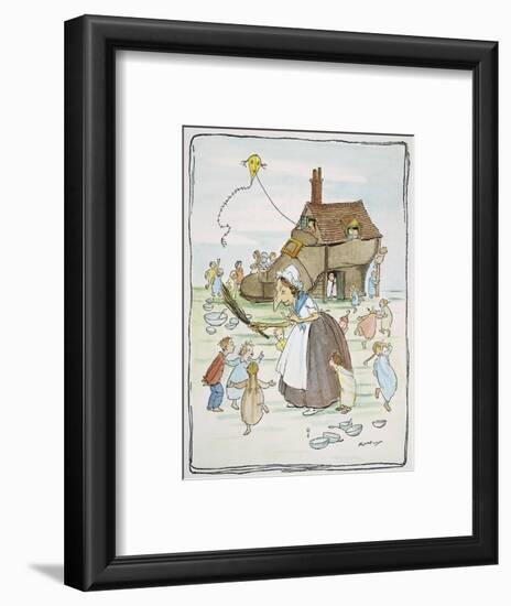 Mother Goose, 1913-Arthur Rackham-Framed Premium Giclee Print