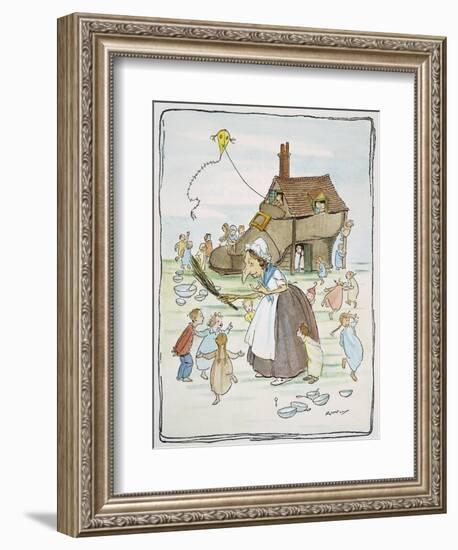 Mother Goose, 1913-Arthur Rackham-Framed Giclee Print