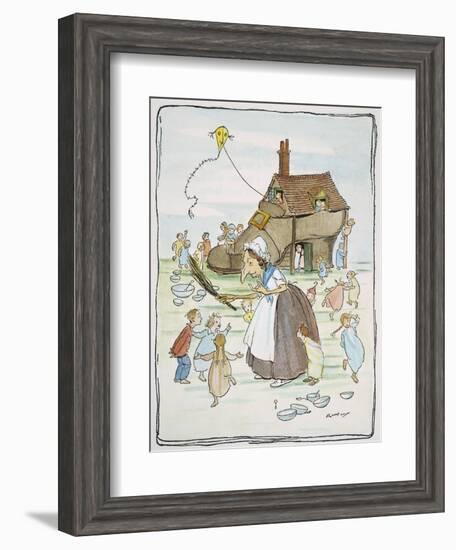 Mother Goose, 1913-Arthur Rackham-Framed Giclee Print