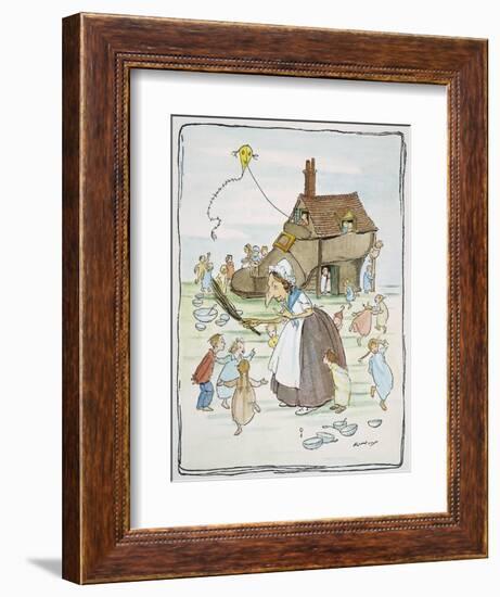 Mother Goose, 1913-Arthur Rackham-Framed Giclee Print